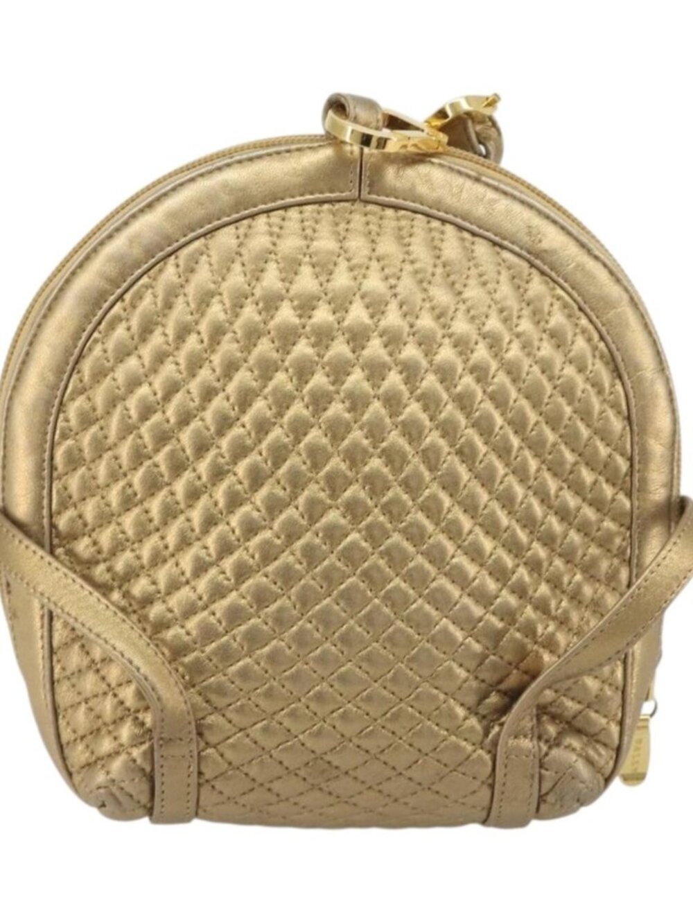 BALLY Backpack Leather Gold - Picture 2 of 16
